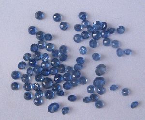 Blue sapphire round faceted