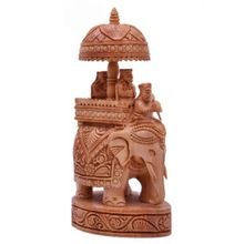 Wooden Handicraft Carving Elephant