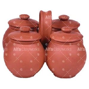 Terracotta Clay Storage Jars and Containers