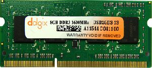 Dolgix Laptop DDR3 8 GB 1600MHz PC3-12800 Memory Module
