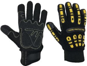 Cut 5 Gloves,Impact Gloves/Cut 5 TPR Mechanic Gloves For Oil and Gas,Oil and Gas Gloves