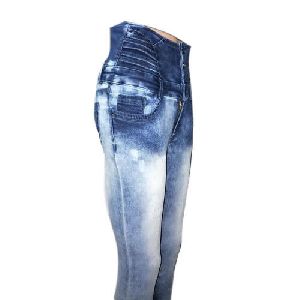 Ladies Over Dyed Jeans