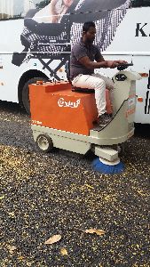 Battery Operated Ride on Sweeper