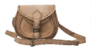 100% Pure Vintage Genuine Real Handmade Crossover Shoulder Messenger Leather Bag By Znt Bags