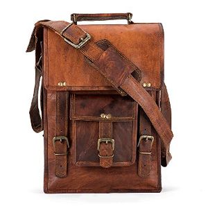 Casual Shoulder Bag With Sling Belt Women & Girl\'s Handbag brown leather bag