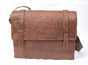 Genuine Leather Laptop Office Messenger Bag
