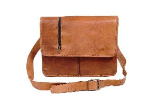 Genuine Leather Women's Cross Body Sling Bag Brown For Znt Bags