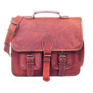 Leather MacBook/Laptop 13" Messenger Bag by znt bags
