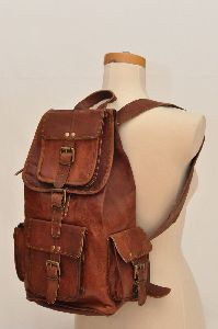 Znt Bags Leather Classy Retro/Vintage Dapper Rucksack/Backpack for Men and Women (Multicolour)