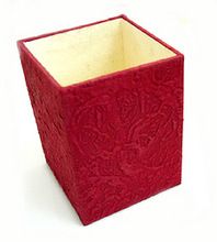 custom made handmade paper dustbin