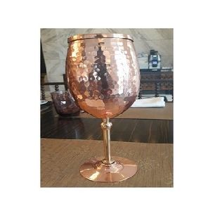 Copper Goblet Wine Glass