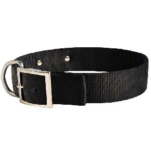 Black Nylon Dog Collar With Buckle