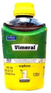 VIRBAC VIMERAL PETS LIQUID SUPPLEMENT OF VITAMINS 120ML