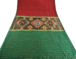 hand woven patola sari fabric