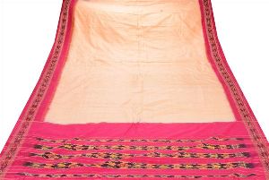 Vintage indian hand woven patola saree