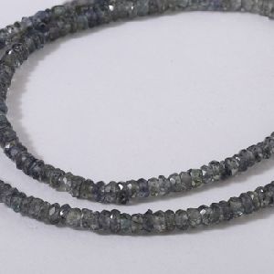 Rondelles Necklace Green Sapphire