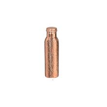 Hammered copper bottle for drinking water