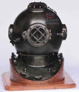 Black Divers Helmet