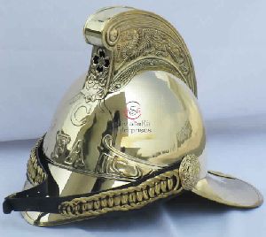 Brass CFA Fireman Helmet