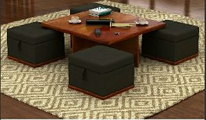 Wooden Coffee Table Set