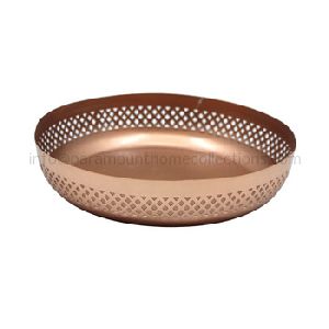 Copper Plating Iron Round Bowl