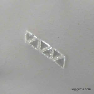 Trillion Shape Rose Cut Diamond