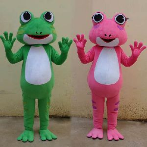 Smiling frog series mascot costume