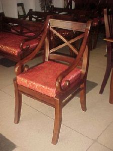 Wooden Chair With cushion