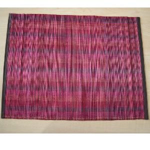 Eco Friendly Deep Red Bamboo Placemats