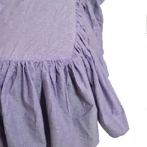 Lavender Ruffled Bed Skirt