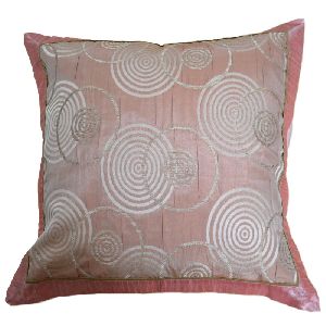 Rose Pink Silk Pillow