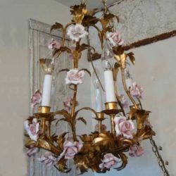 Copper Color iron chandelier