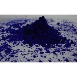 Ultramarine blue dye color