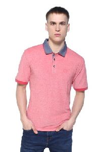 Cotton Red Polo T-Shirt