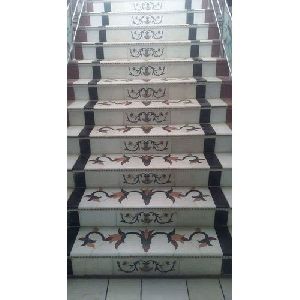 Marble Inlay Staircase