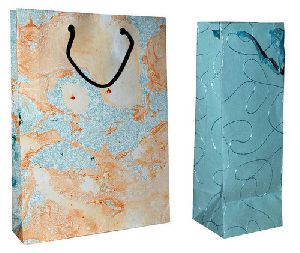 Marbled Paper Bags