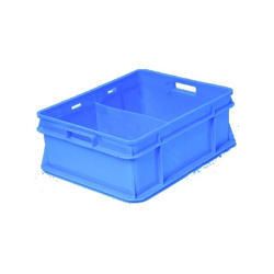 Blue Plastic Milk Crates
