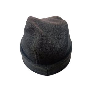 Brownish Fleece Fold Cap