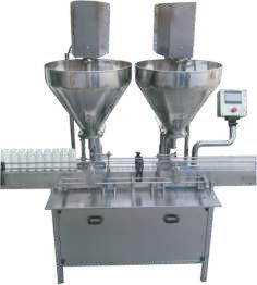 Double Head Powder Filling Machine