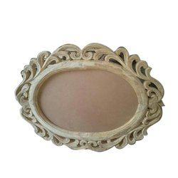 White Wood Mirror Frame