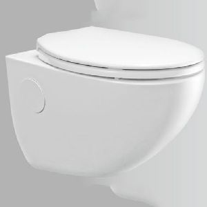 Cera White Clean Rim Wall Hung EWC Toilets