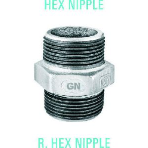 Galvanized Hex Nipple