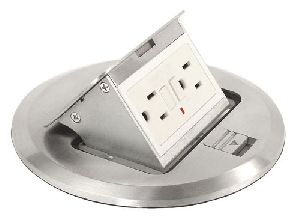 in floor electrical outlet