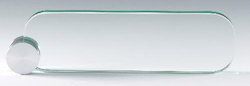 Rectangular Glass Name Plate