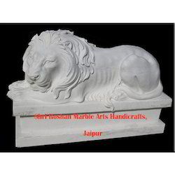 White Lion Sculpture