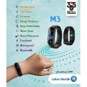 Rectangular Digital M3 Smart Watches