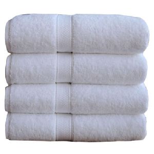 White Plain Terry Bath Towel