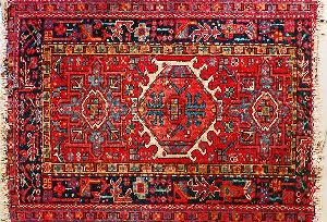 Rectangular Cotton Oriental Carpets, Pattern : Printed