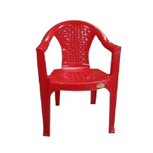 Red Large Plastic Outdoor Chair