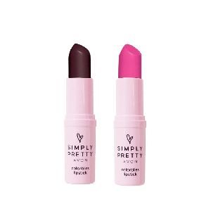 Dark Pink Plum Avon Simply Pretty Colorbliss Matte Lipstick
